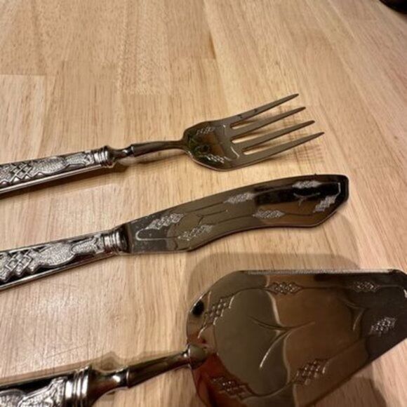 Beautifull Vintage Set of 3 in‎ Silver - Picture 1 of 6